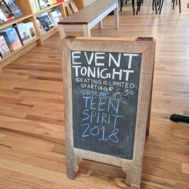 2018 Literati Party - Event Sandwich Board Sign